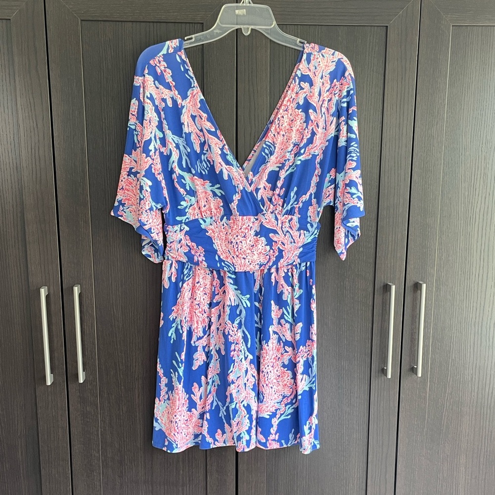 Lilly Pulitzer Parigi Blue and Pink Dress/Skort